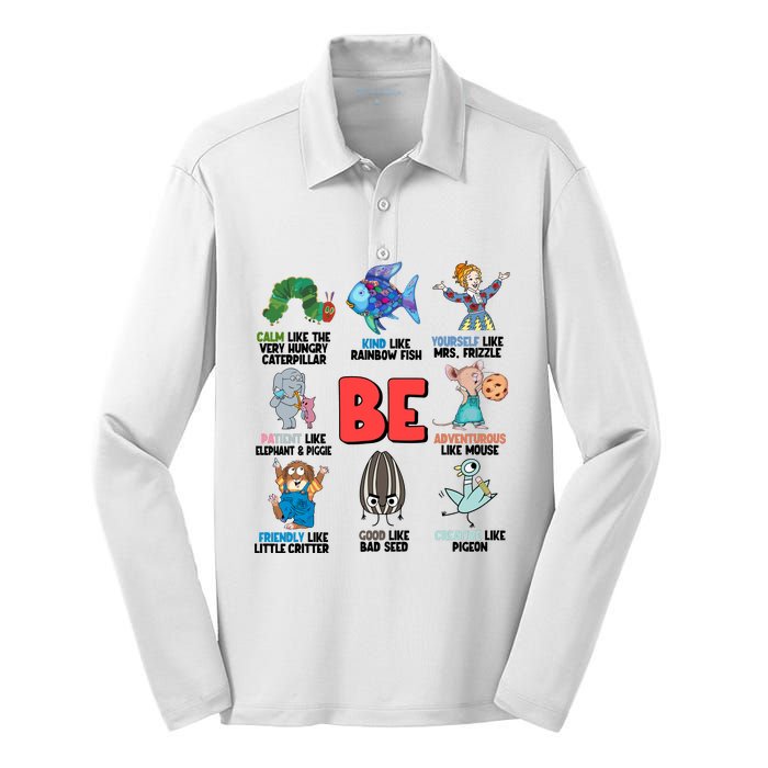 I Still Read ChildrenS Books Teacher  Funny School Silk Touch Performance Long Sleeve Polo