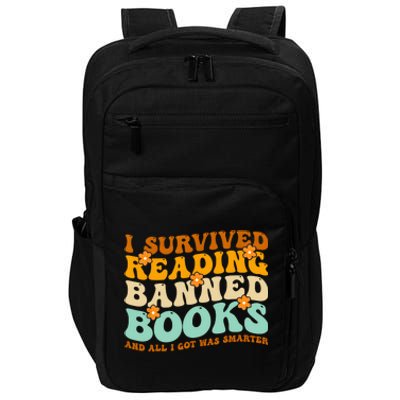 I Survived Reading Banned Books Book Lover Bookaholic Impact Tech Backpack