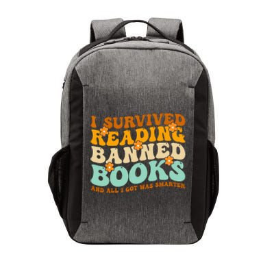 I Survived Reading Banned Books Book Lover Bookaholic Vector Backpack