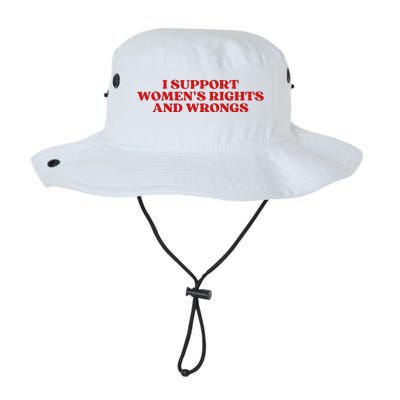 I Support Rights And Wrongs Aesthetic Legacy Cool Fit Booney Bucket Hat