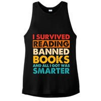 I Survived Reading Banned Books And All I Got Was Smarter Ladies PosiCharge Tri-Blend Wicking Tank