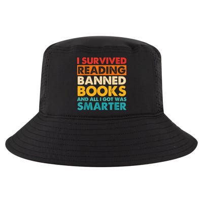 I Survived Reading Banned Books And All I Got Was Smarter Cool Comfort Performance Bucket Hat