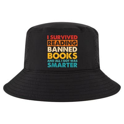 I Survived Reading Banned Books And All I Got Was Smarter Cool Comfort Performance Bucket Hat