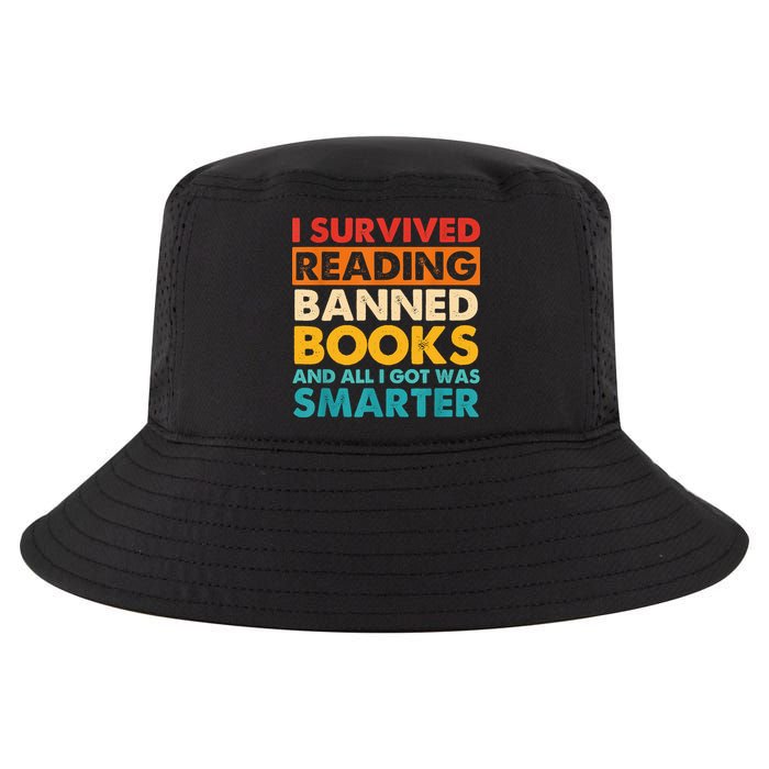 I Survived Reading Banned Books And All I Got Was Smarter Cool Comfort Performance Bucket Hat