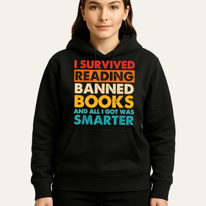 I Survived Reading Banned Books And All I Got Was Smarter Hoodie