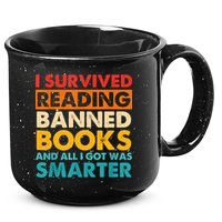 I Survived Reading Banned Books And All I Got Was Smarter 15oz Campfire Ceramic Mug