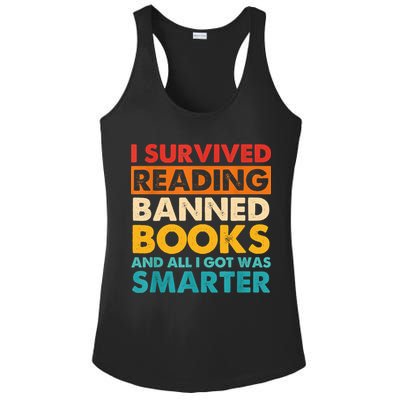 I Survived Reading Banned Books And All I Got Was Smarter Ladies PosiCharge Competitor Racerback Tank