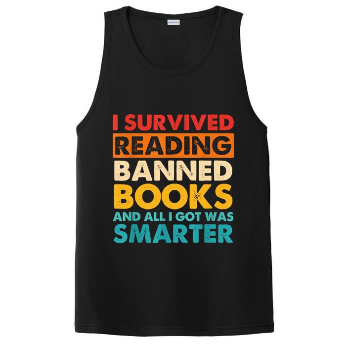 I Survived Reading Banned Books And All I Got Was Smarter PosiCharge Competitor Tank