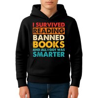 I Survived Reading Banned Books And All I Got Was Smarter Kids Hoodie