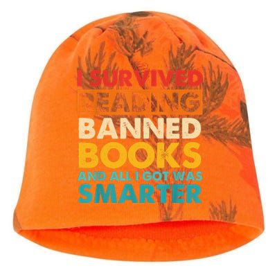 I Survived Reading Banned Books And All I Got Was Smarter Kati - Camo Knit Beanie