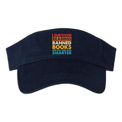 I Survived Reading Banned Books And All I Got Was Smarter Valucap Bio-Washed Visor