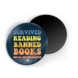 I Survived Reading Banned Books Reader Bookworm Bookaholic Magnet