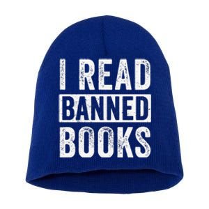 I Survived Reading Banned Books Book Lover Bookaholic Short Acrylic Beanie