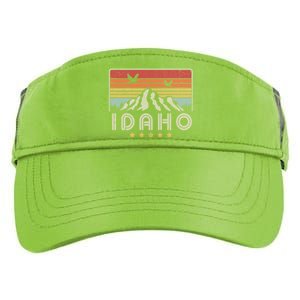 Idaho Shirt. Retro Style ID, USA Adult Drive Performance Visor