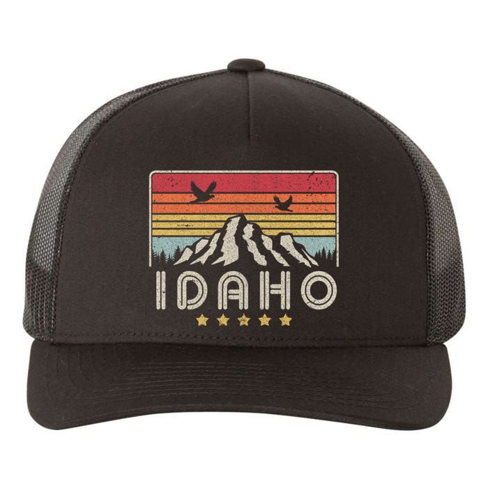 Idaho Shirt. Retro Style ID, USA Yupoong Adult 5-Panel Trucker Hat