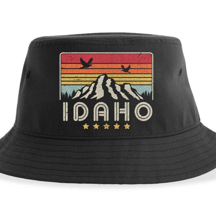 Idaho Shirt. Retro Style ID, USA Sustainable Bucket Hat