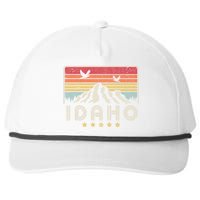 Idaho Shirt. Retro Style ID, USA Snapback Five-Panel Rope Hat