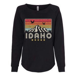 Idaho Shirt. Retro Style ID, USA Womens California Wash Sweatshirt