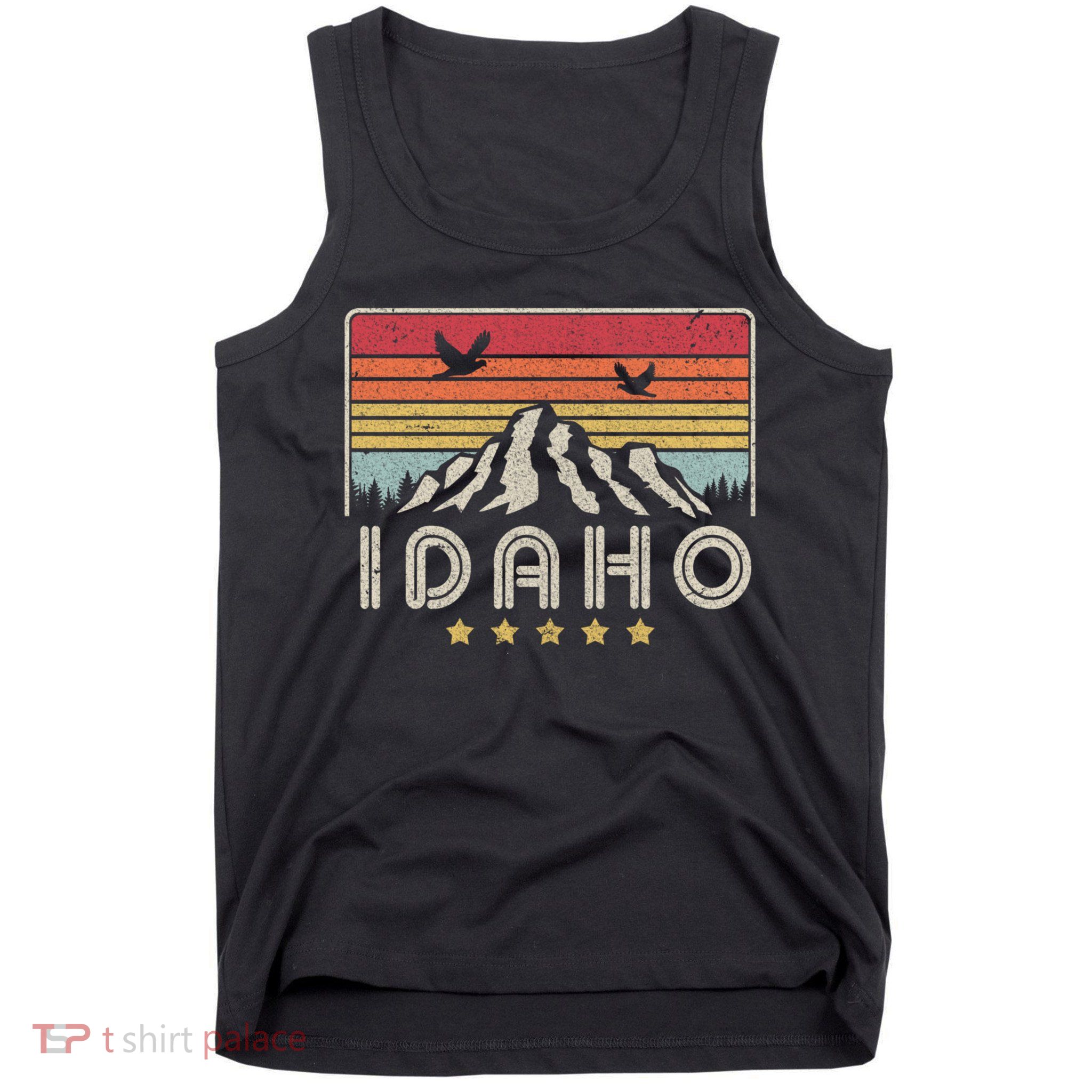 Idaho Shirt. Retro Style ID, USA Tank Top