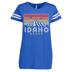 Idaho Shirt. Retro Style ID, USA Enza Ladies Jersey Football T-Shirt