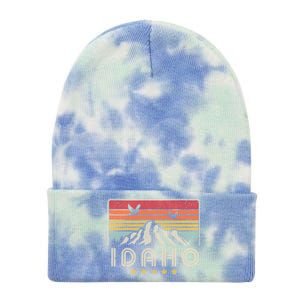 Idaho Shirt. Retro Style ID, USA Tie Dye 12in Knit Beanie