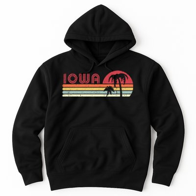 Iowa Shirt. Retro Style IA, USA Hoodie