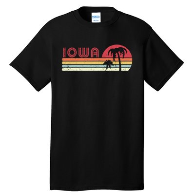 Iowa Shirt. Retro Style IA, USA Tall T-Shirt