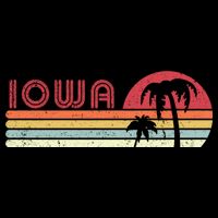 Iowa Shirt. Retro Style IA, USA Bucket Hat
