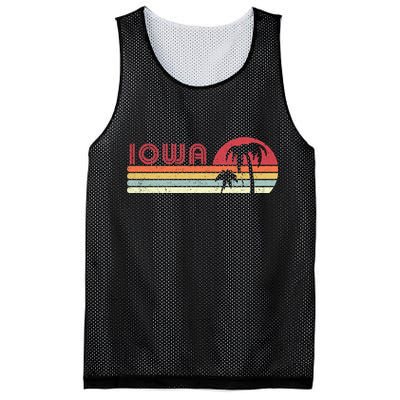 Iowa Shirt. Retro Style IA, USA Mesh Reversible Basketball Jersey Tank