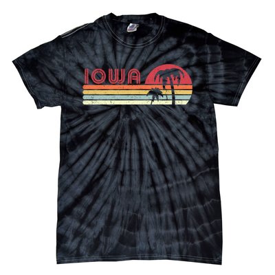 Iowa Shirt. Retro Style IA, USA Tie-Dye T-Shirt