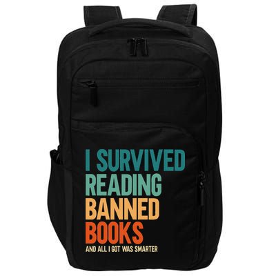 I Survived Reading Banned Books Book Lover Bookaholic Impact Tech Backpack