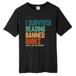 I Survived Reading Banned Books Book Lover Bookaholic Tall Fusion ChromaSoft Performance T-Shirt