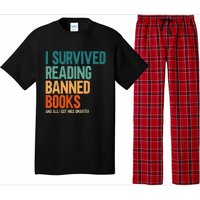 I Survived Reading Banned Books Book Lover Bookaholic Pajama Set