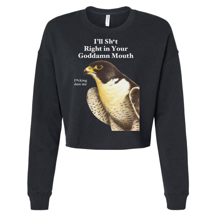 I’Ll Sht Right In Your Goddamn Mouth Cropped Pullover Crew