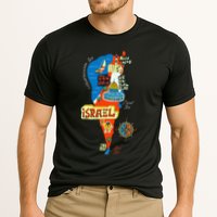 Israel Cartoon Map Cooling Performance Crew T-Shirt