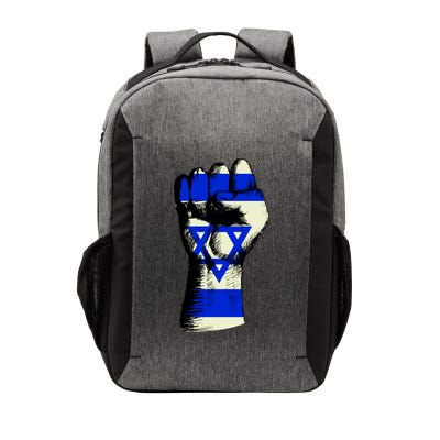 Israel Flag Fist Vector Backpack