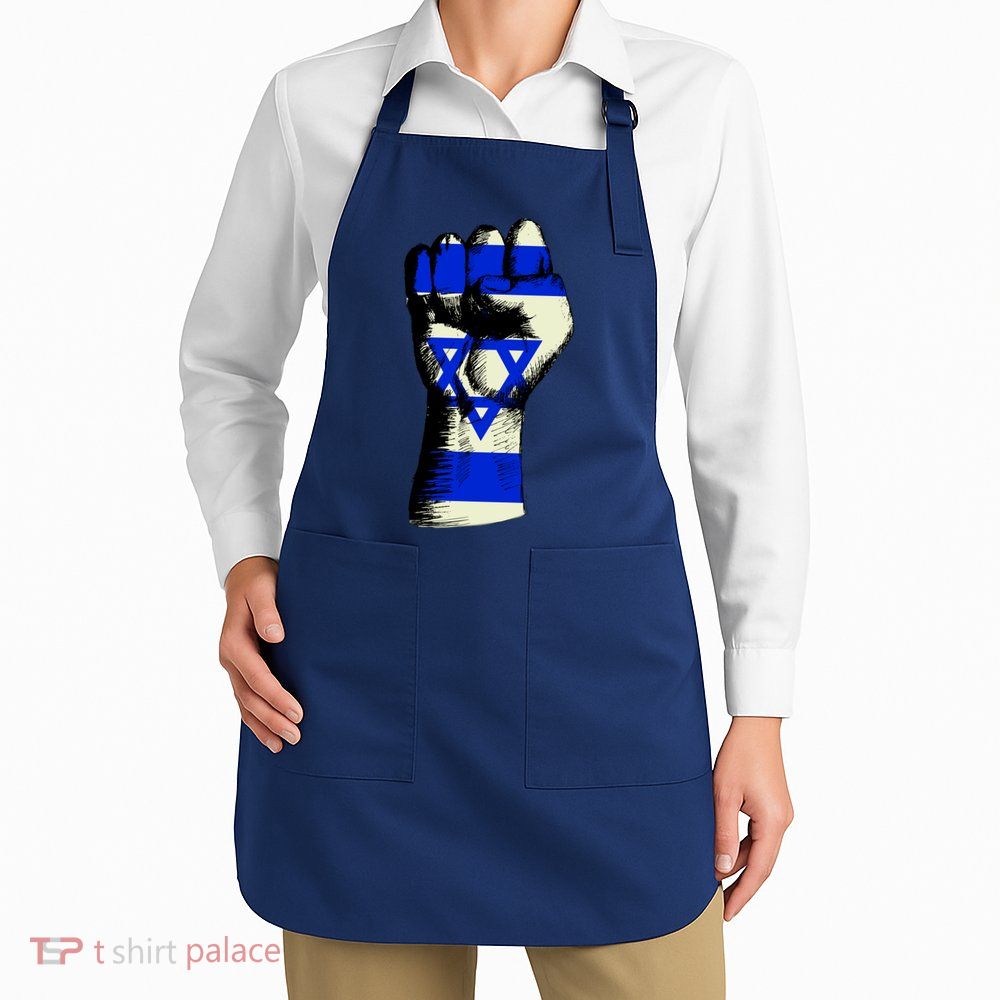 Israel Flag Fist Apron