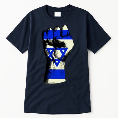 Israel Flag Fist Tall T-Shirt