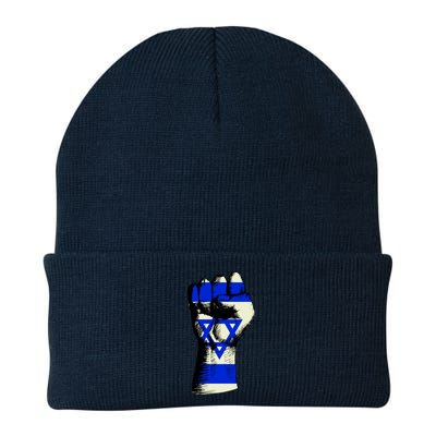 Israel Flag Fist Knit Cap Winter Beanie