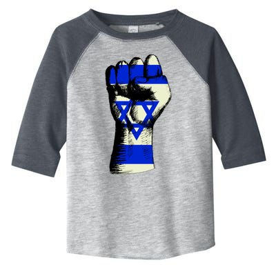 Israel Flag Fist Toddler Fine Jersey T-Shirt