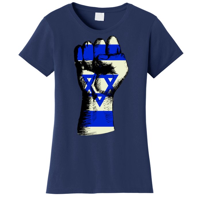 Israel Flag Fist Women's T-Shirt