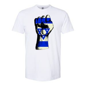 Israel Flag Fist Softstyle® CVC T-Shirt