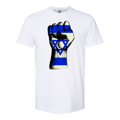 Israel Flag Fist Softstyle® CVC T-Shirt