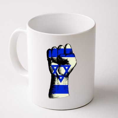 Israel Flag Fist Coffee Mug