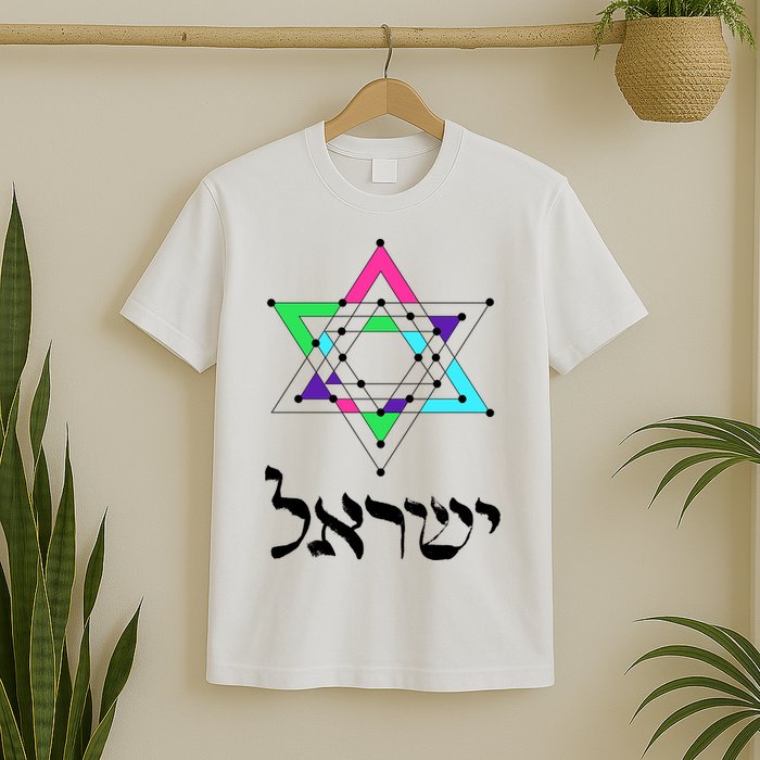 Israel Star Of David Sacred Geometry T-Shirt