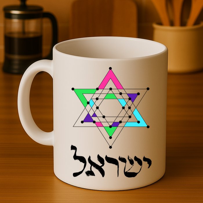 Israel Star Of David Sacred Geometry Mug