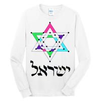 Israel Star Of David Sacred Geometry Tall Long Sleeve T-Shirt