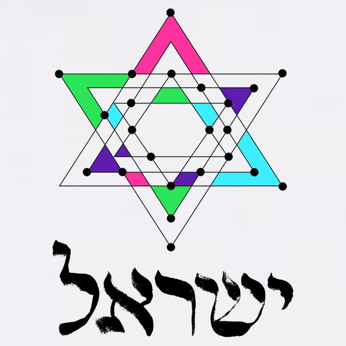 Israel Star Of David Sacred Geometry Premium T-Shirt