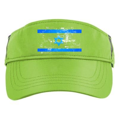 Israel Vintage Flag Adult Drive Performance Visor