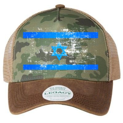 Israel Vintage Flag Legacy Tie Dye Trucker Hat